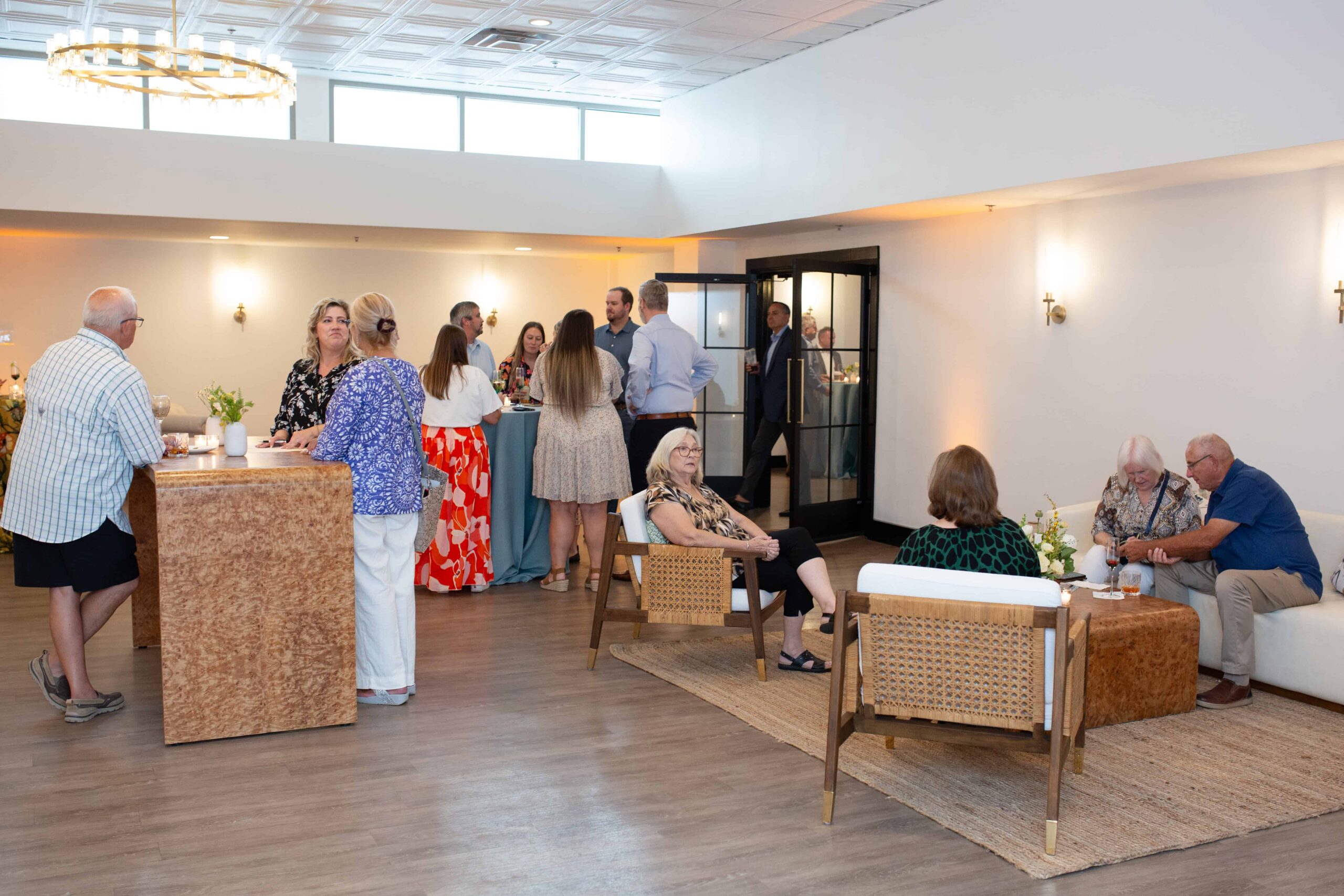 Guests at Millbrook Manor. Raleigh event photography.