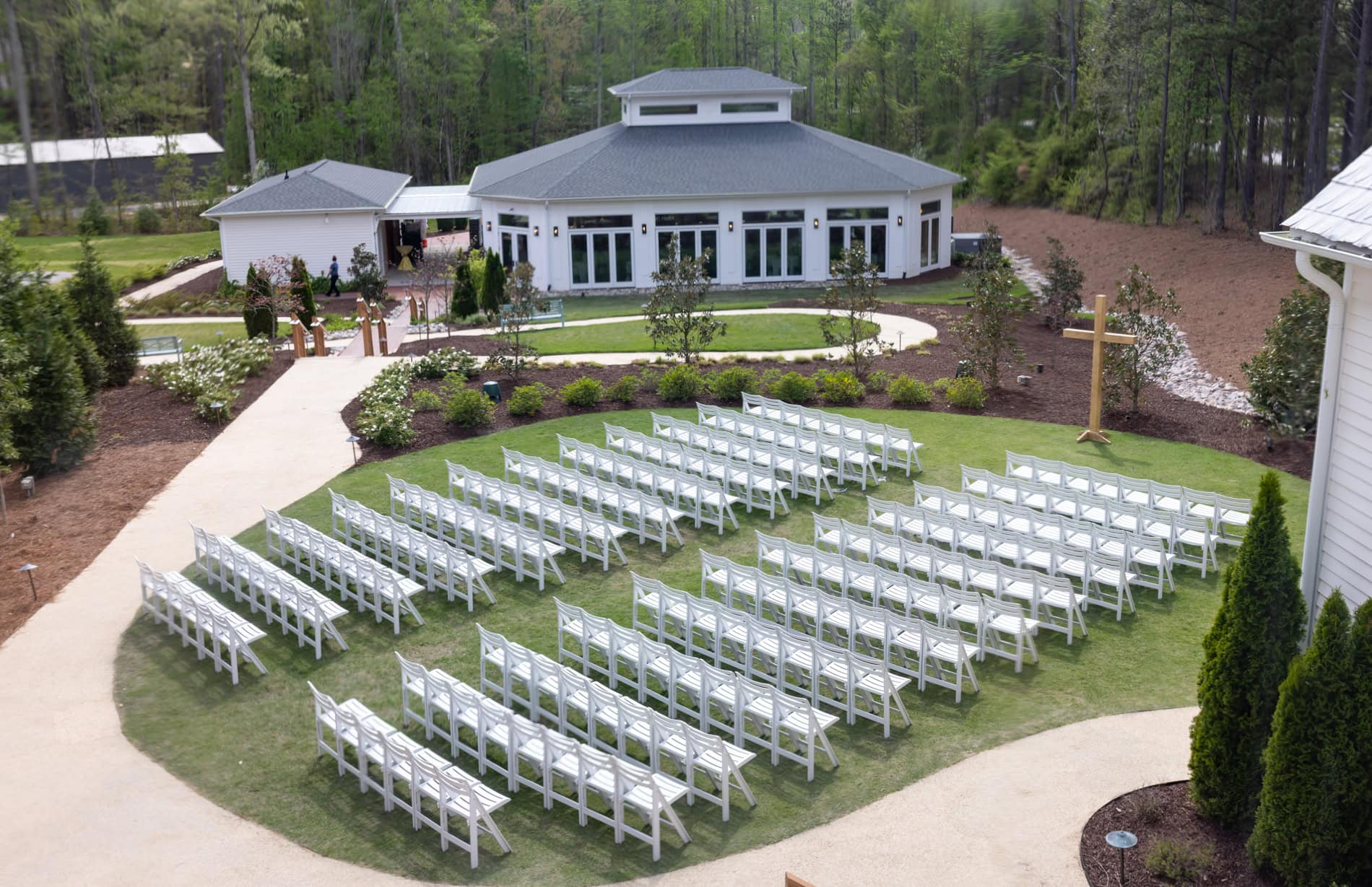 Magnolia lawn at the Upchurch
