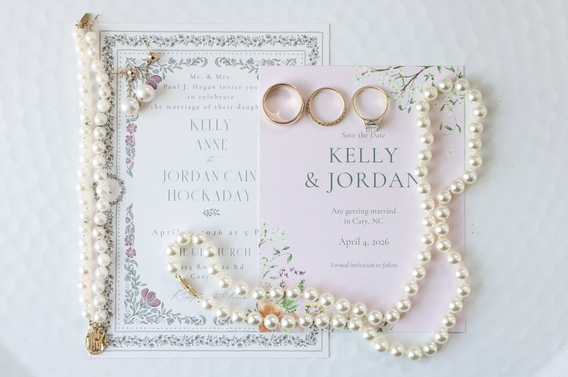 Flat lays by Magdalena Stefanek Photography LLC, The Upchurch wedding photographer.
