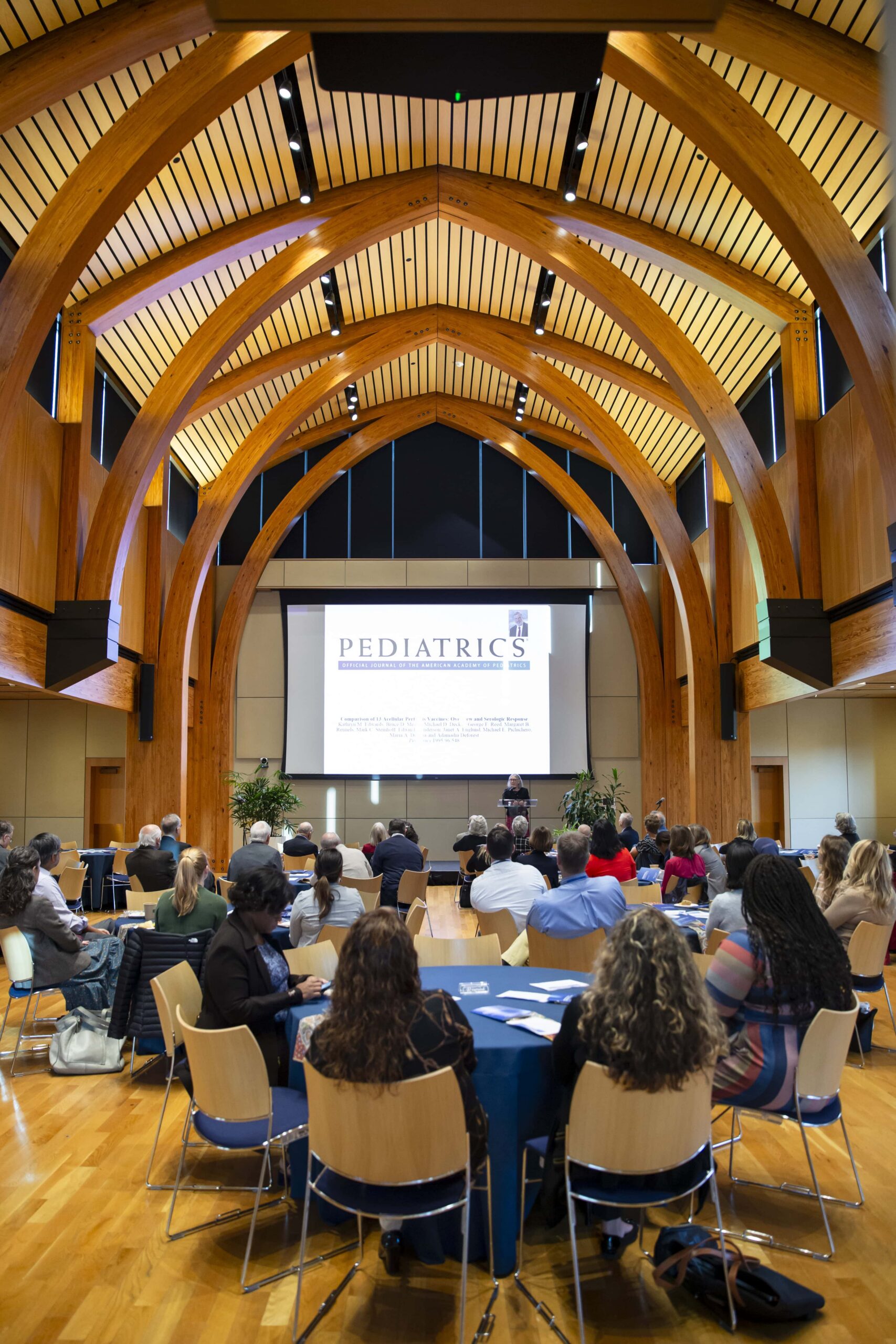 corporate photo of team during company meeting/presentation. raleigh corporate event photographer. 